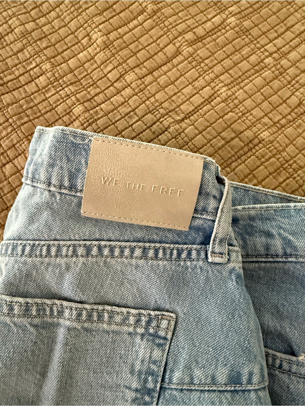 We The Free Fable Low-Rise Twisted Bowed Jeans - Picture 5 of 5
